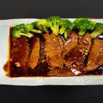 56. Gryderet oksekød med østersauce og ris