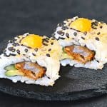 A32. Crispy Ebi Uramaki (8 stk.)