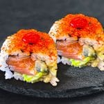 A35. Spicy Laks Uramaki (8 stk.)