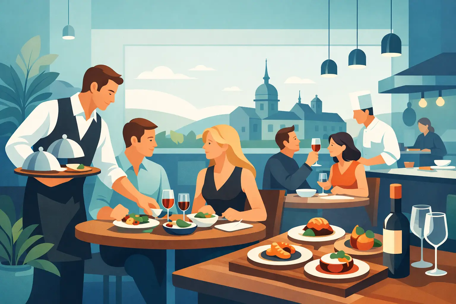 Ad libitum restaurant uden buffet i Odense
