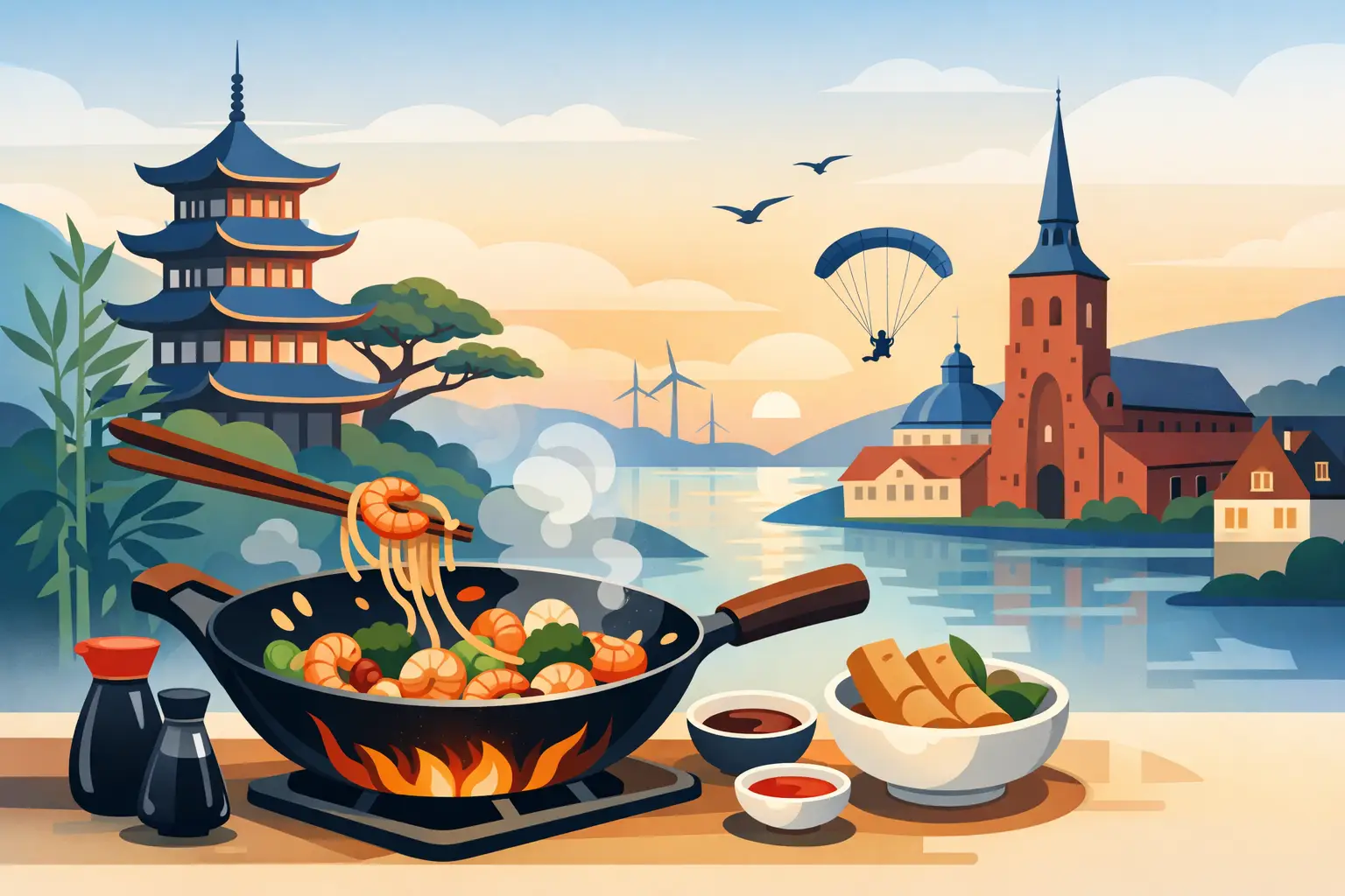 Kinesisk wok restaurant Odense med frihed