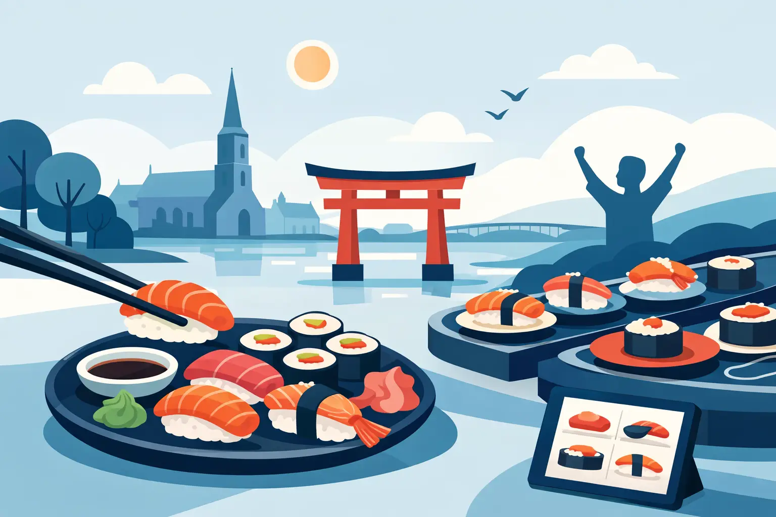 Sushi ad libitum i Odense med smag og frihed